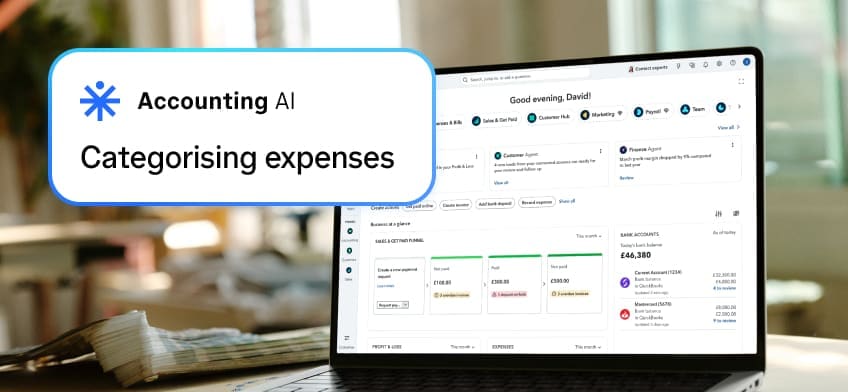 QuickBooks Online 官方較新版產品畫面示意